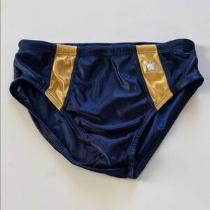 Navy and Gold Men’s Tru West Swim briefs